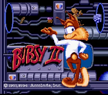 Bubsy II (USA) screen shot title